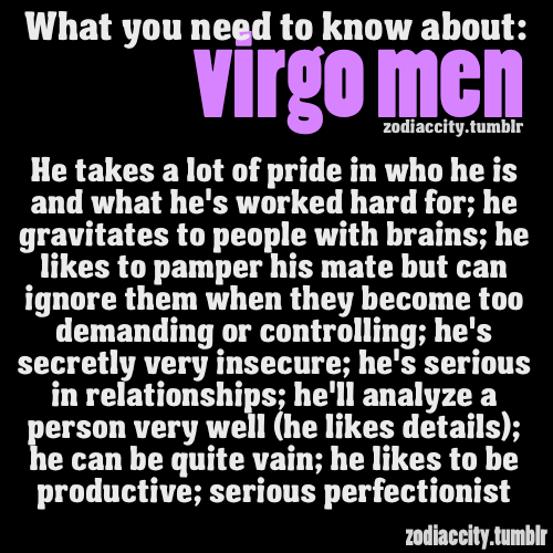 Man back a come virgo will How To